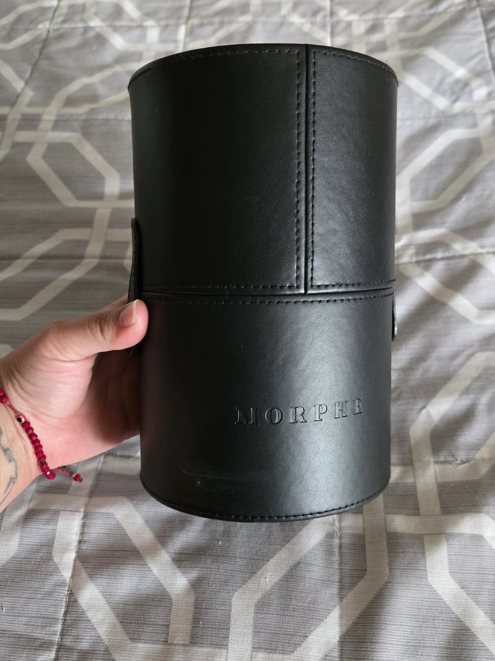 Morphe Black Leather Brush Case